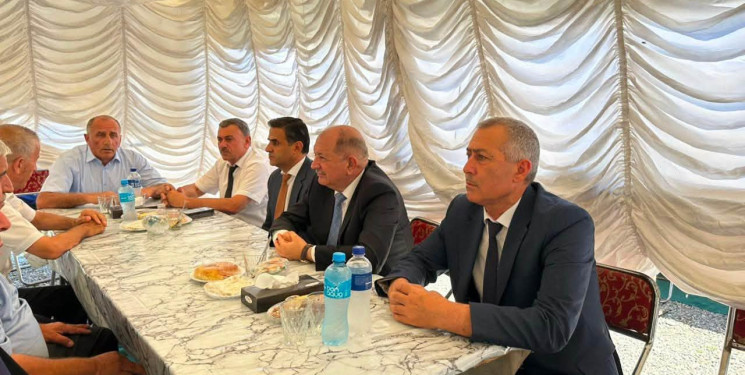 Beyləqanda şəhid anasının vəfatı ilə əlaqədar ailəsinə baş çəkilib