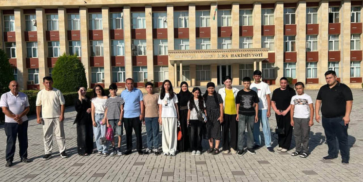 Şəhid övladları yay düşərgəsinə yola salınıb